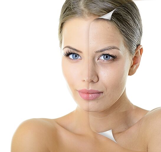 Facial skin rejuvenation procedure at home